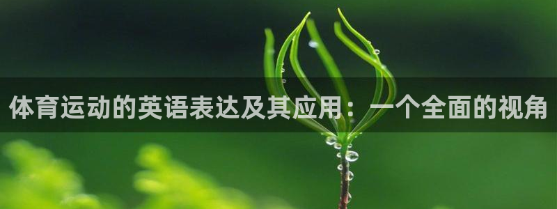 3377体育官方正版app神州：体育运动的英语表达及