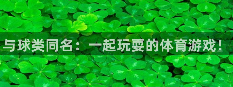 3377体育官方正版app娱乐：与球类同名：一起玩耍